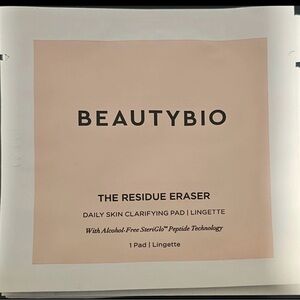 BeautyBio The Residue Eraser Daily Skin Clarifying Pad - White